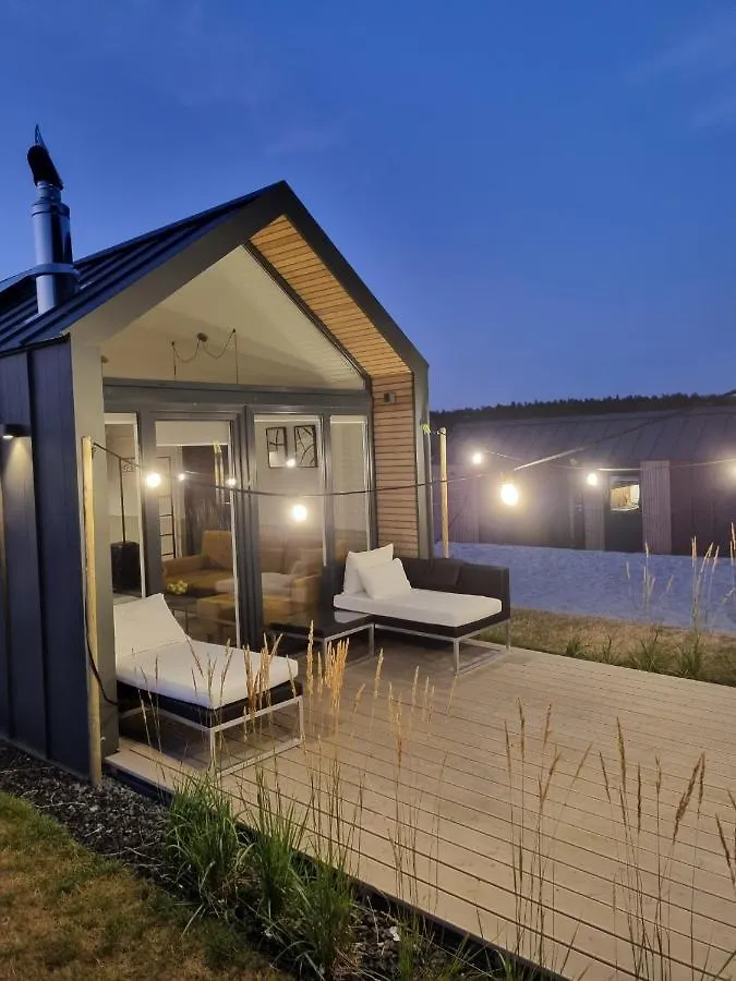 Bosko Domki Z Sauna I Balia W Sulminie Obok Gdanska Chalet Sulmin