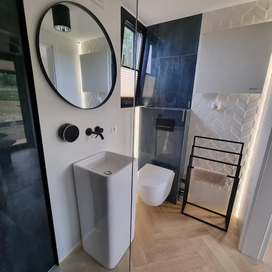 Bosko Domki Z Sauna I Balia W Sulminie Obok Gdanska Chalet