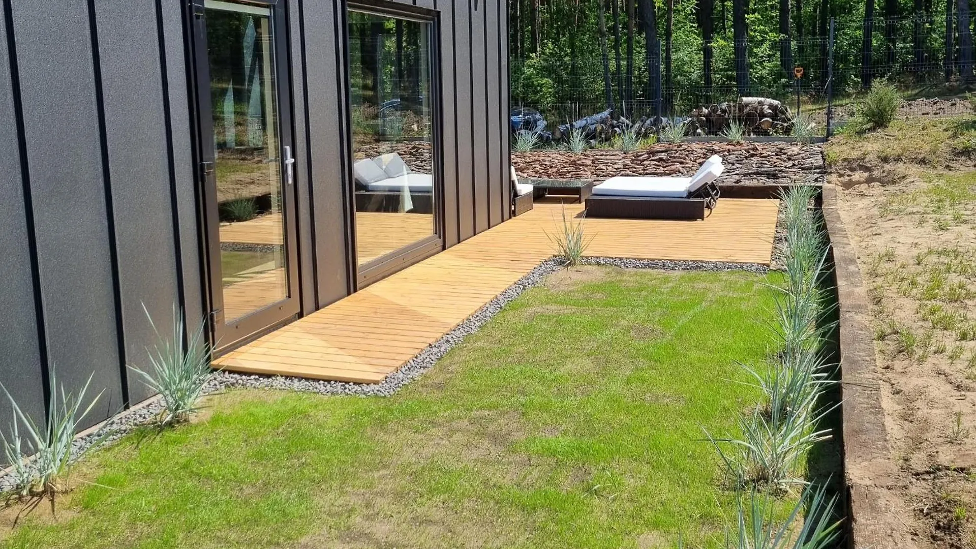 Bosko Domki Z Sauna I Balia W Sulminie Obok Gdanska Chalet