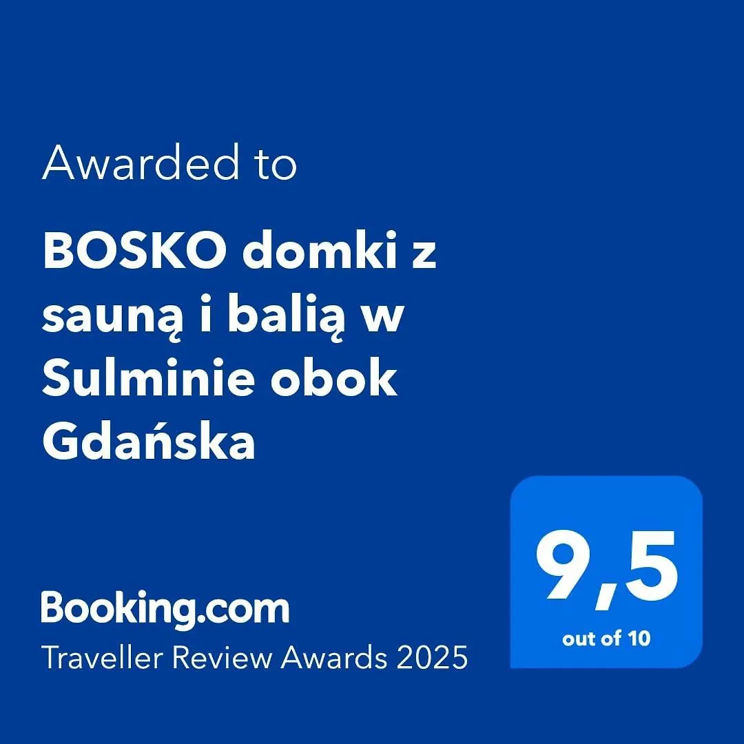 Bosko Domki Z Sauna I Balia W Sulminie Obok Gdanska 0*, Sulmin Polen